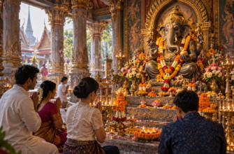 Таиланд празднует рождение Ганеши (Ganesh Chaturthi): От Бангкока до Чонбури